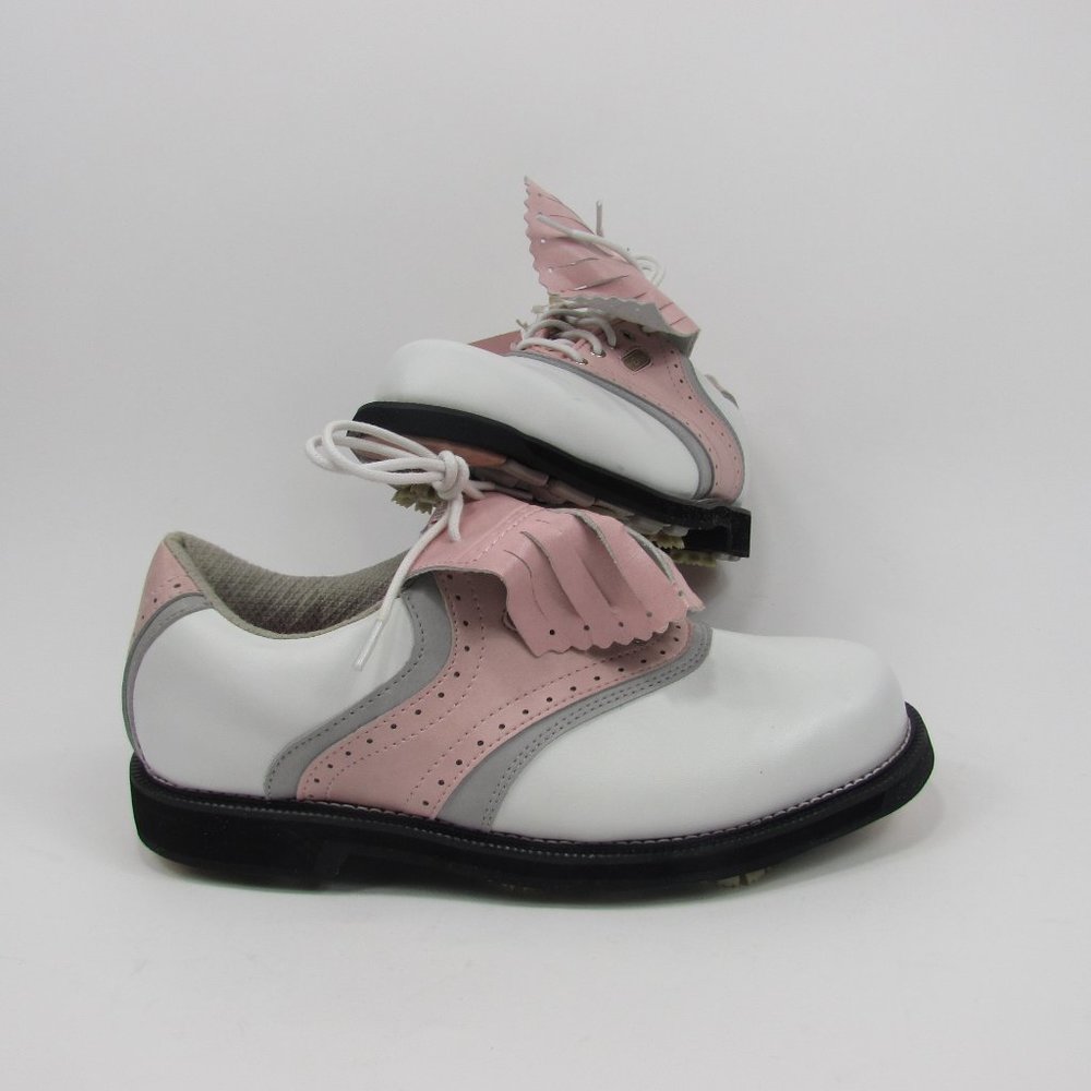 Top Flite Soft Spike Golf Shoes Women's Sz7.5 Pink & White